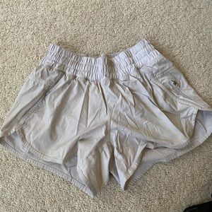 White lululemon shorts